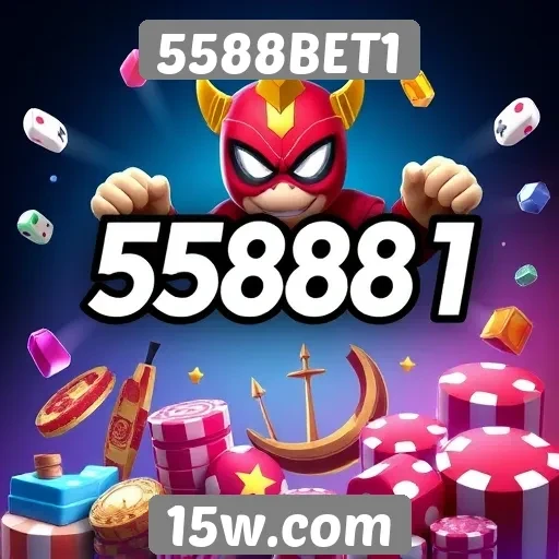 A variedade de jogos disponíveis em 5588BET1